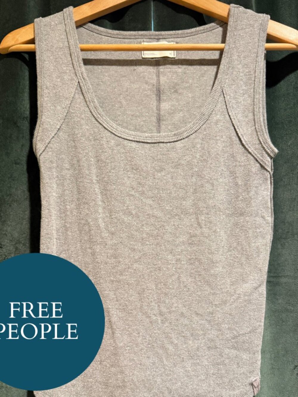 We The Free Crew Neck Tank Top (grey)